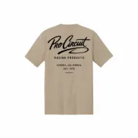PRO CIRCUIT SCRIPT TEE DESERT TAN SM